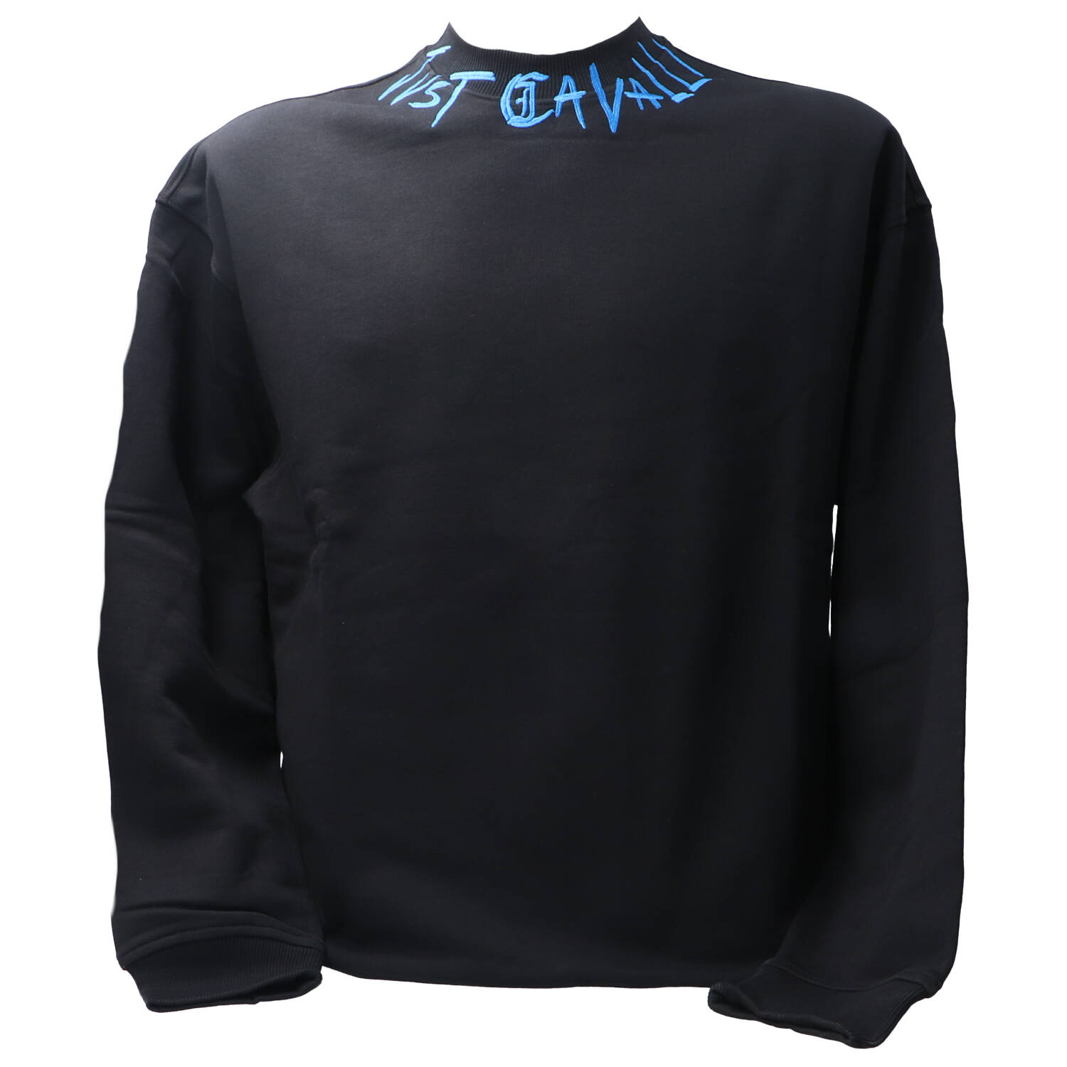 Just Cavalli Felpe 79PM336 LOOSE LOGO EMBROIDERY NECKLACE Nero