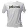 Just Cavalli T-shirt 79PM601 R RUBBER GLITTER LOGO  Bianco - Foto 1