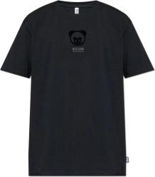 Moschino T-shirt V1A0703 TEDDY COMFORT JERSEY Nero
