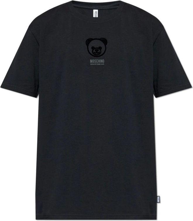 Moschino T-shirt V1A0703 TEDDY COMFORT JERSEY Nero