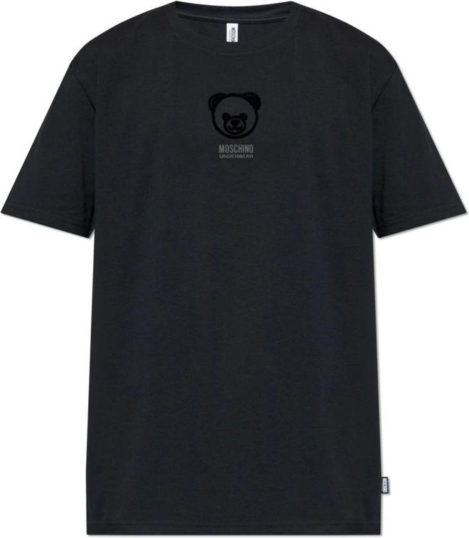 Moschino T-shirt V1A0703 TEDDY COMFORT JERSEY Nero