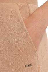 3D PEONY WIDE LENG PANTS Cuoio