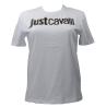 Just Cavalli T-shirt 79PW610 R LOGO RUBBER GLITTER Bianco - Foto 1