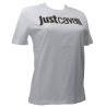 Just Cavalli T-shirt 79PW610 R LOGO RUBBER GLITTER Bianco - Foto 2