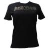 Just Cavalli T-shirt 79PW610 R LOGO RUBBER GLITTER Nero - Foto 1