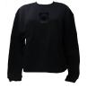 Moschino Felpe V6A1710 TEDDY COTTON FLEECE DIAGONAL Nero - Foto 1