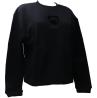 Moschino Felpe V6A1710 TEDDY COTTON FLEECE DIAGONAL Nero - Foto 2