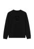 Moschino Felpe V1A1707 TEDDY COTTON FLEECE DIAGONAL Nero - Foto 1