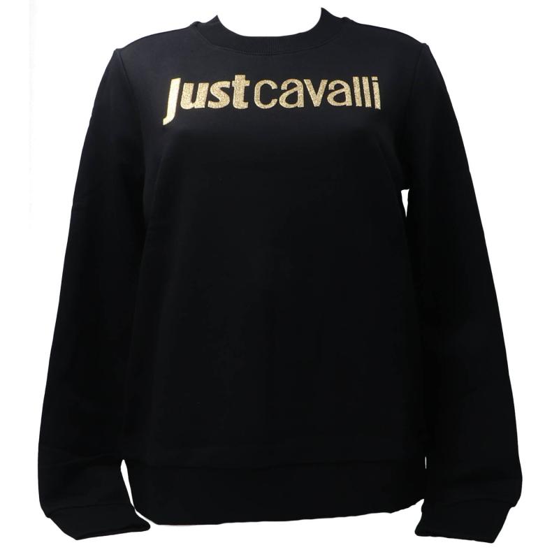 Just Cavalli Felpe 79PW320 R LOGO GLITTER Nero