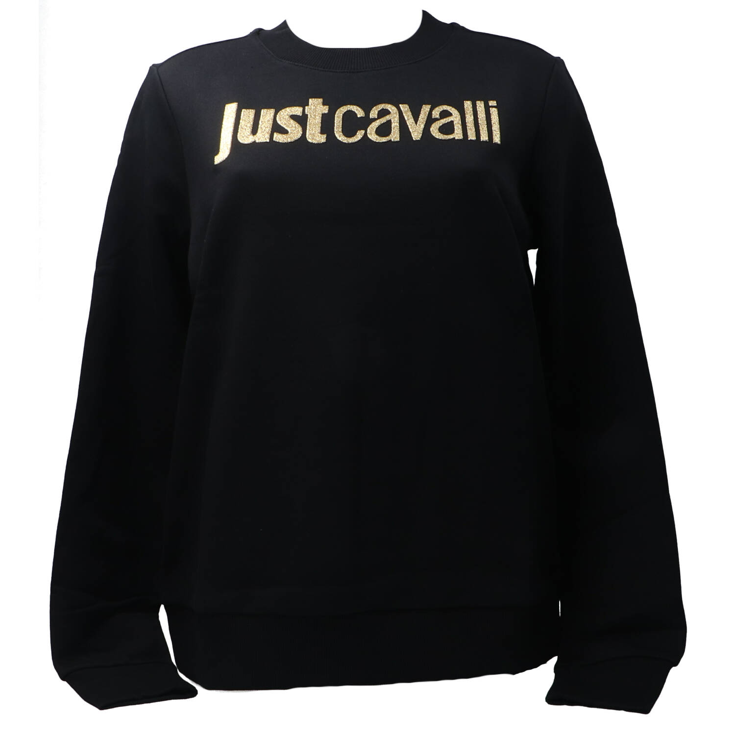 Just Cavalli Felpe 79PW320 R LOGO GLITTER Nero