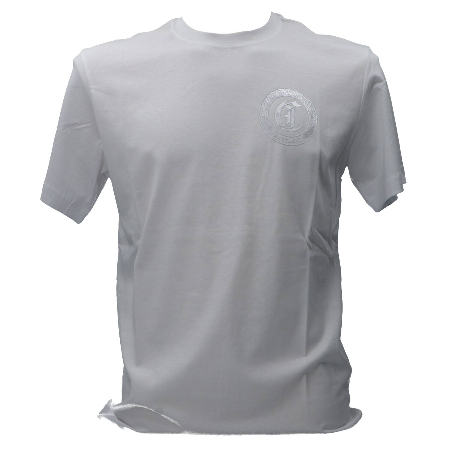 Just Cavalli T-shirt 79PM601 R SMALL ROUND SNAKE Bianco