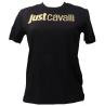 Just Cavalli T-shirt 79PW610 R LOGO GLITTER  Nero - Foto 1