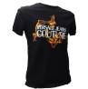 Versace T-shirt 79UP600 S INST. LOGO BOROQUE Nero - Foto 2
