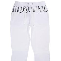 Moschino Tute V1A6810 COTTON FLEECE DIAGONAL Bianco