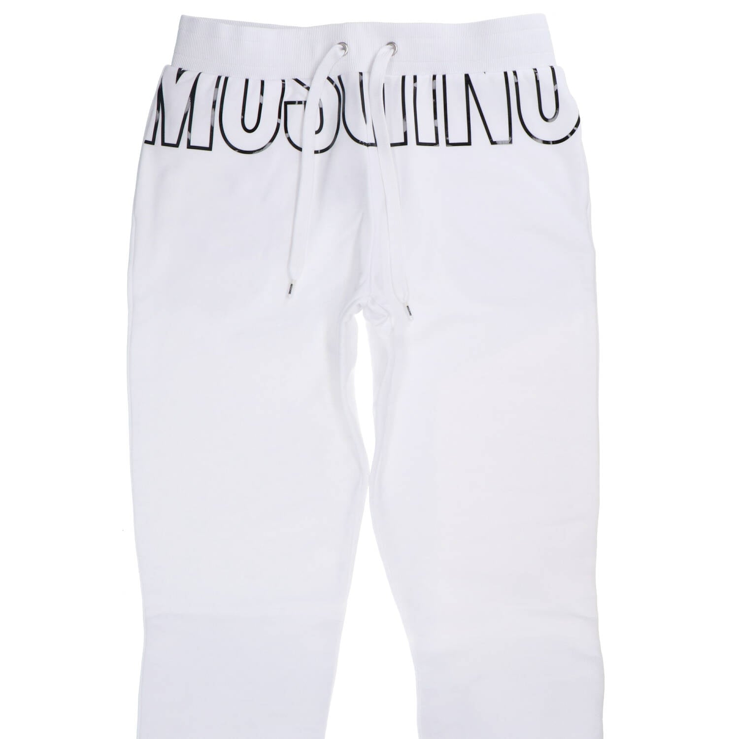 Moschino Tute V1A6810 COTTON FLEECE DIAGONAL Bianco