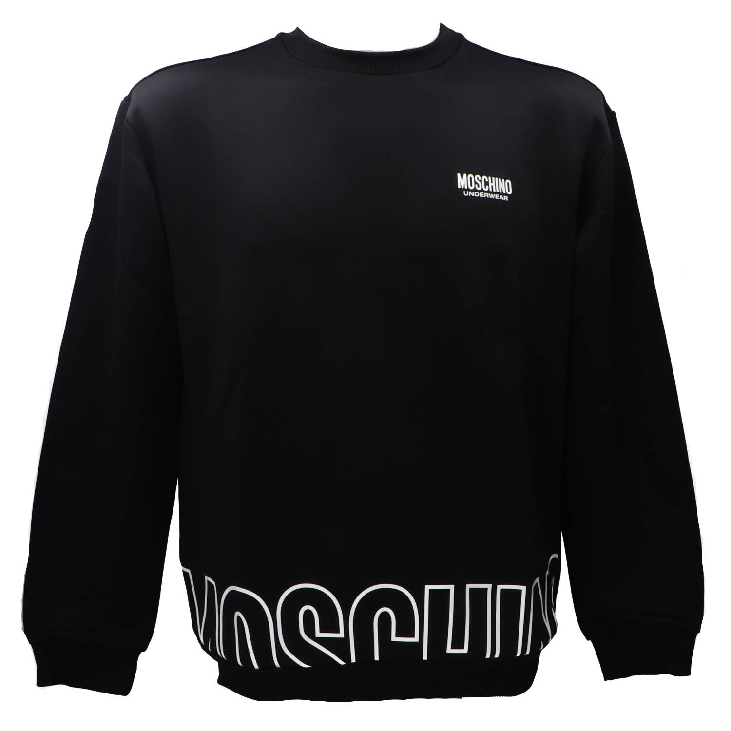 Moschino Felpe V1A1711 LETTERING BASIC Nero