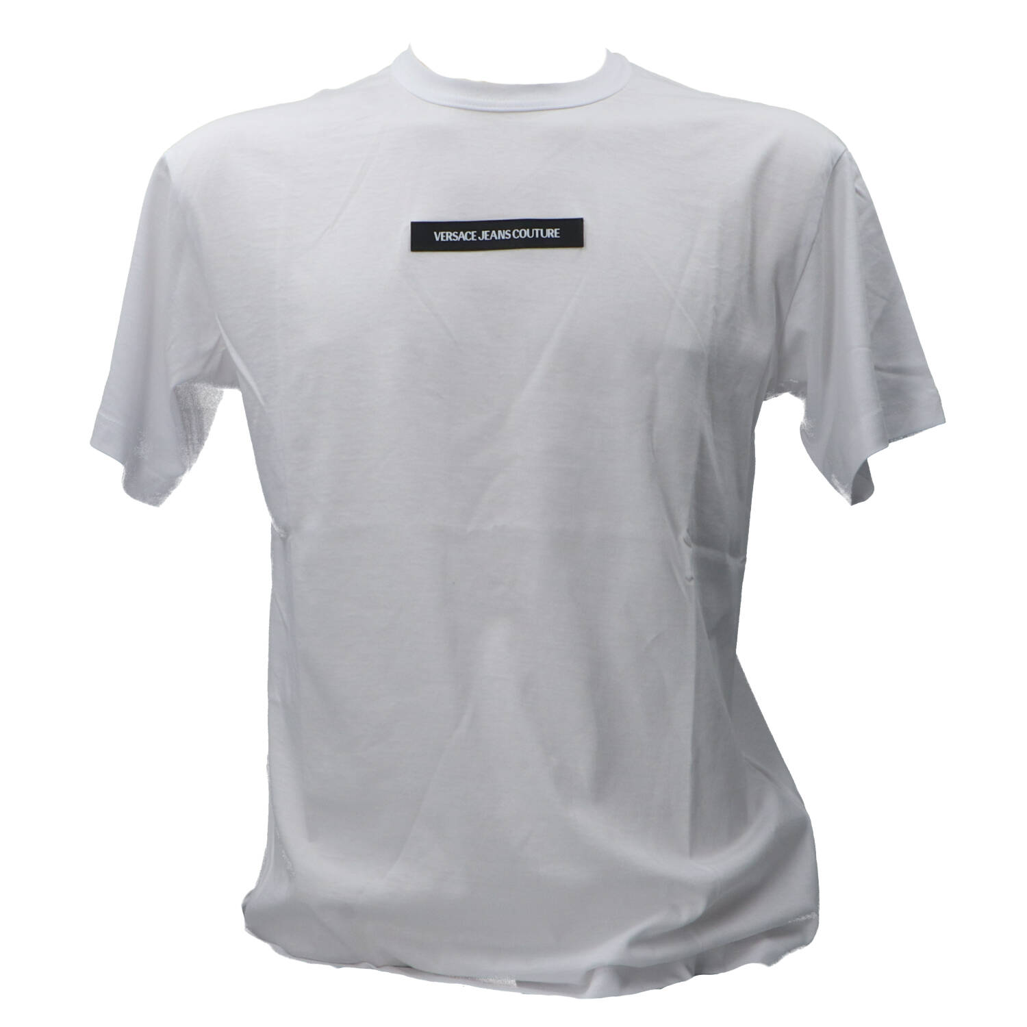 Versace T-shirt 79UP601 R SILICON PATCH  Bianco