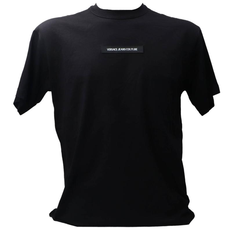 Versace T-shirt 79UP601 R SILICON PATCH  Nero