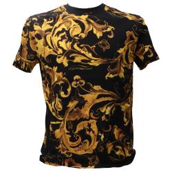 Versace T-shirt 79GAH6S0 ALL OVER BAROCCO Nero
