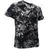 Versace T-shirt 79GAH6S0 ALL OVER BAROCCO Bianco Nero - Foto 2