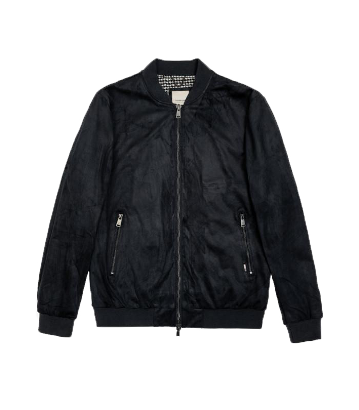 Gianni Lupo Giubbotti GL9715-F25 EFF. SCAMOSCIATO Nero