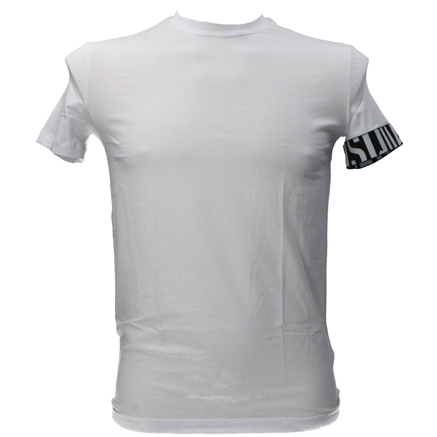 Dsquared2 T-shirt D9M3S59980 ROUND NECK T-SHIRT bianco nero 