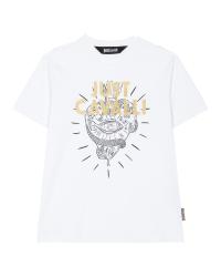 Just Cavalli T-shirt 79PW610 R HEART TATOO  Bianco
