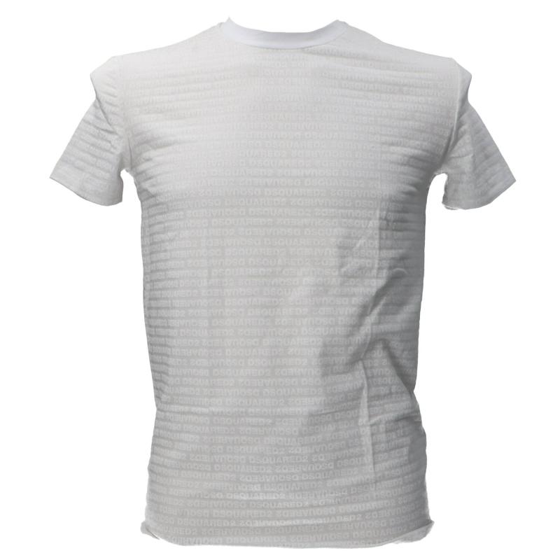 Dsquared2 T-shirt D9M206050 ROUND NECK T-SHIRT  Bianco