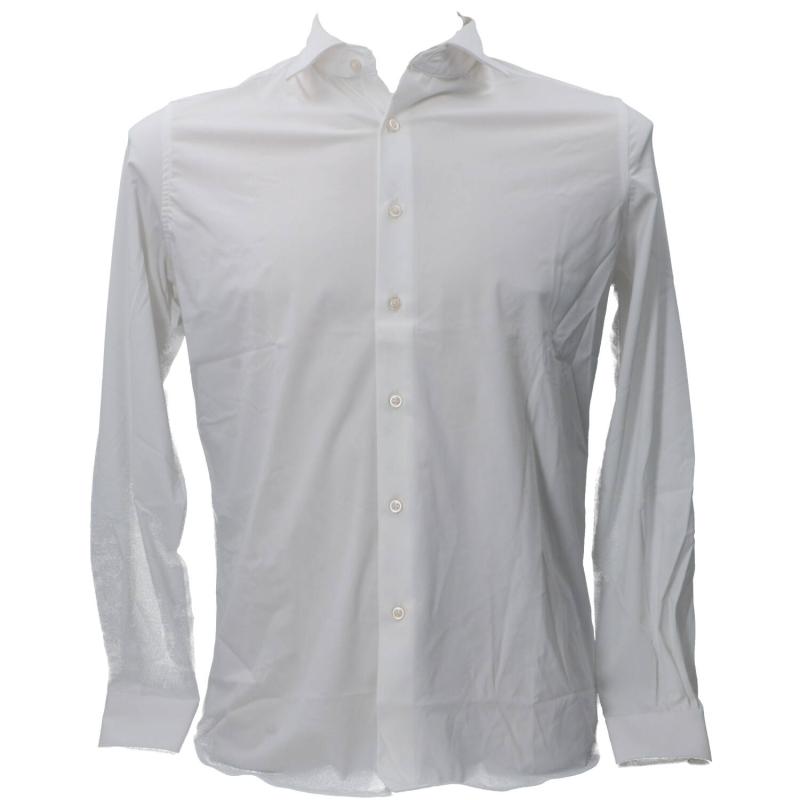 Over D Camicia OC1F2W5C10 ML TESSUTO TECNICO Bianco