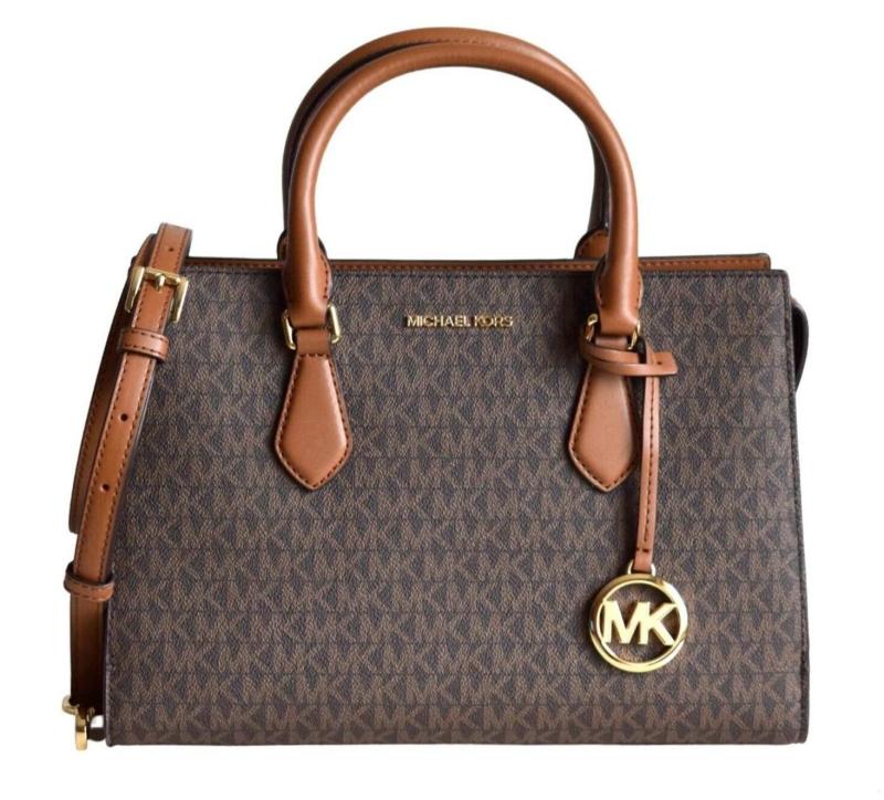 Michael Kors Borse tracolla SHEILA MD CZ SATCHEL Marrone
