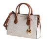 Michael Kors Borse tracolla SHEILA MD CZ SATCHEL beige - Foto 3