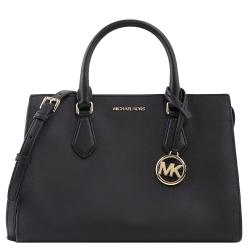 Michael Kors Borse tracolla SHEILA MD CZ SATCHEL Nero Oro