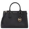 Michael Kors Borse tracolla SHEILA MD CZ SATCHEL Nero Oro - Foto 1