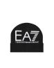 Emporio Armani Cappellini Beanie Visibility maxi logo EA7 Bianco Nero - Foto 1