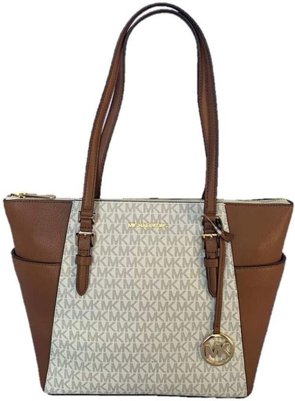 Michael Kors Borse a spalla CHARLOTTE LG TZ TOTE Beige