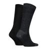 Calvin Klein Calze 5971 CK MEN SOCK 2P MELANGE GRID Nero - Foto 2