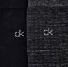 Calvin Klein Calze 5971 CK MEN SOCK 2P MELANGE GRID Nero - Foto 3