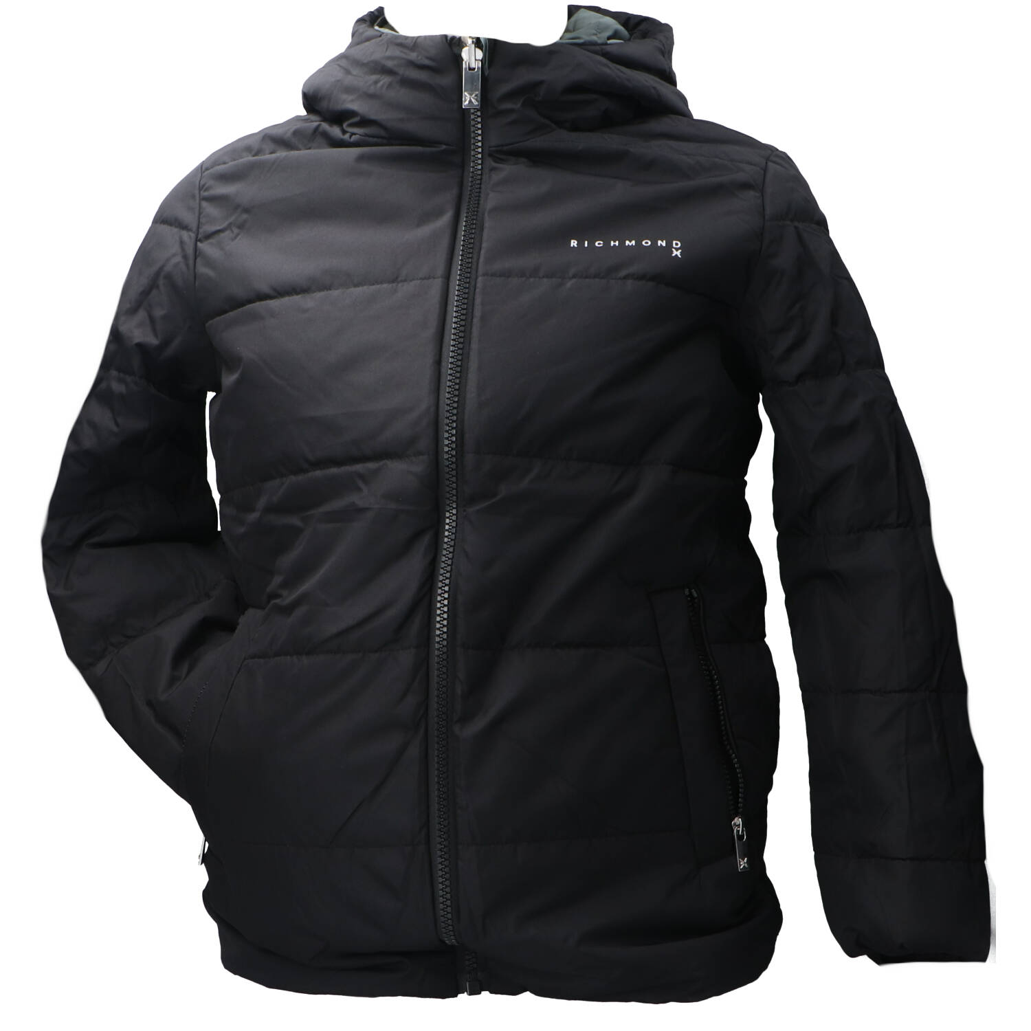 Richmond Giubbotti UMA25151PIS8 PADDED JACKET TIGLIA Verde Scuro