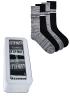 Calvin Klein Calze 5983 CKJ MEN SOCK 4P GIFTBOX SRIPE Nero - Foto 3