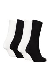 CKJ 5384 WOMEN SOCK 4P GIFTBOX MONO bianco 