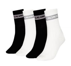 Calvin Klein Calze 5385 CKJ WOMEN SOCK 4R GIFTBOX STRI Bianco