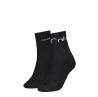 Calvin Klein Calze 5518 CKJ WOMEN SHORT SOCK 2P CUT LO Nero - Foto 1