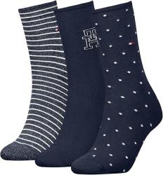 6464 TH WOMEN SOCK 3P GIFTBOX Blu