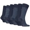 Tommy Hilfiger Calze 5373 TH MEN SOCK 6P TIN GIFTBOX BIRDEY  Blu - Foto 3