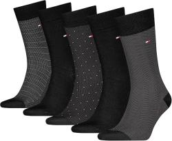 5374 TH MEN SOCK 5P GIFTBOX HERRINGBON Nero