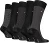 Tommy Hilfiger Calze 5374 TH MEN SOCK 5P GIFTBOX HERRINGBON Nero - Foto 3