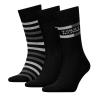 Tommy Hilfiger Calze 5376 TH MEN SOCK 3P GIFTBOX STRI Nero - Foto 1