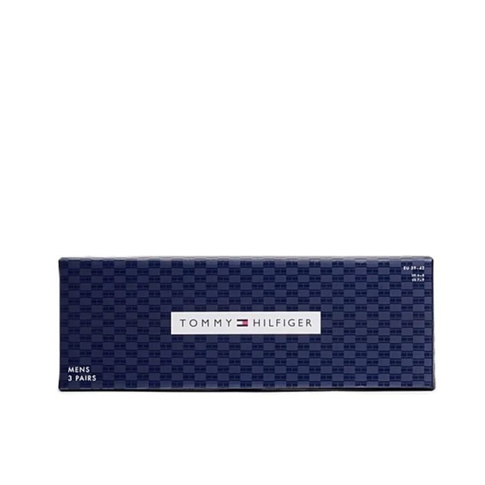 Tommy Hilfiger Calze 5376 TH MEN SOCK 3P GIFTBOX STRI Blu