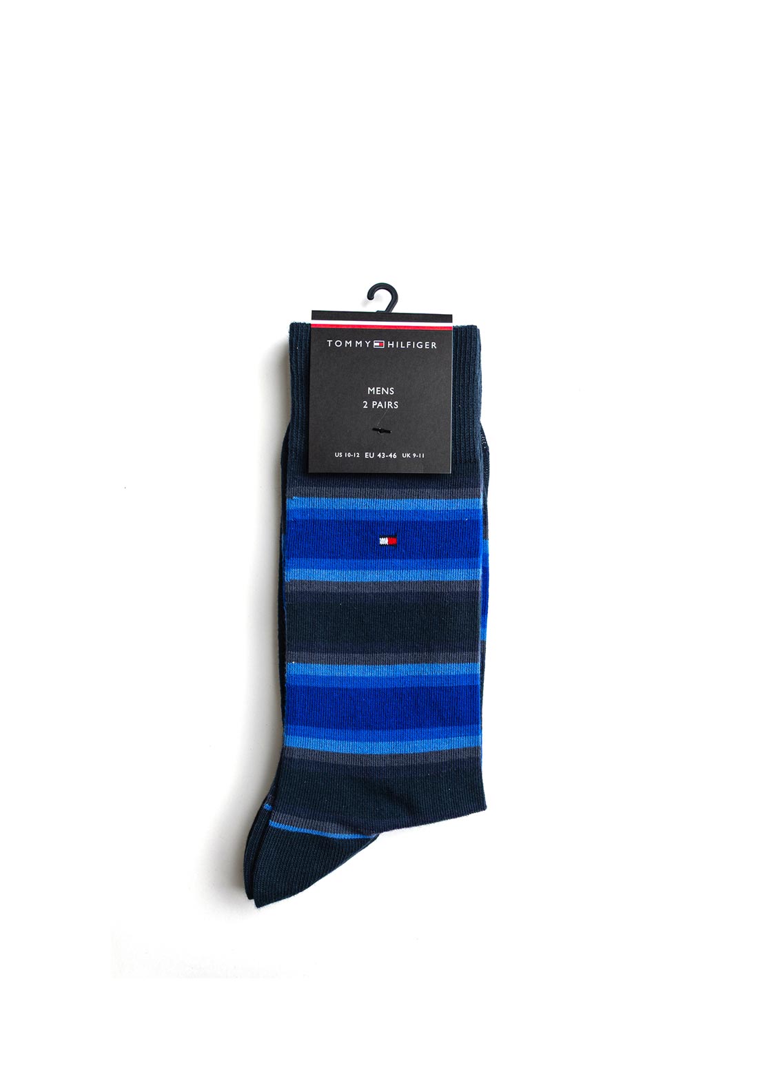 Tommy Hilfiger Calze 6312 TH MEN SOCK 2P GRADIENT STRIPE Blu