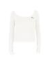 Guess Maglia FABIA LONG SLEEVE  Bianco Panna - Foto 1